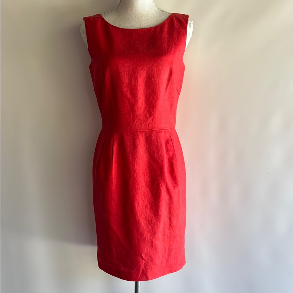 Esprit Linen Knee Length Dress - sz 38